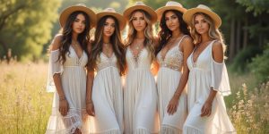 découvrez notre guide complet des robes blanches bohèmes adapté à toutes les morphologies, avec une sélection des meilleures marques et accessoires pour un style unique et harmonieux.